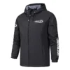 Hooker Boats Fishing AU Exclusive Logo Windbreaker Rain Jacket HOFS160525A01HOO - Black