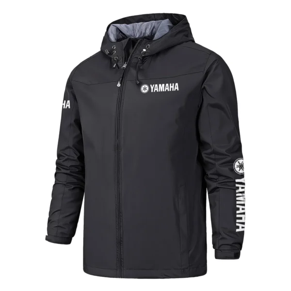 Yamaha Marine Fishing AU Exclusive Logo Windbreaker Rain Jacket HOFS160525A01YMM - Black