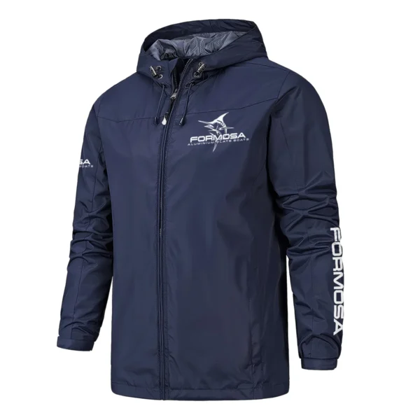 Formosa Marine Fishing AU Exclusive Logo Windbreaker Rain Jacket HOFS160525A01FOM - Navy