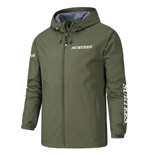 Surtees Fishing AU Exclusive Logo Windbreaker Rain Jacket HOFS160525A01SUB - ArmyGreen