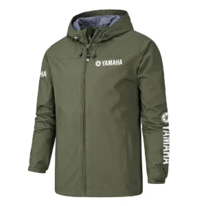Yamaha Marine Fishing AU Exclusive Logo Windbreaker Rain Jacket HOFS160525A01YMM - ArmyGreen