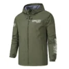 Yellowfin Plate Fishing AU Exclusive Logo Windbreaker Rain Jacket HOFS160525A01YPB - ArmyGreen