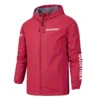 Quintrex Fishing AU Exclusive Logo Windbreaker Rain Jacket HOFS160525A01QTX - Red
