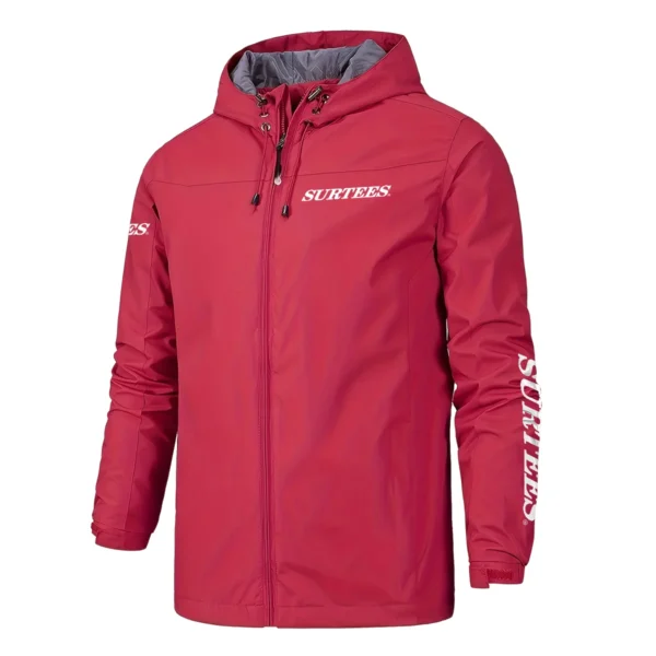 Surtees Fishing AU Exclusive Logo Windbreaker Rain Jacket HOFS160525A01SUB - Red