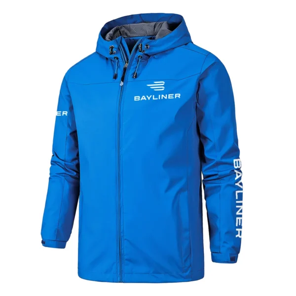 Bayliner Fishing AU Exclusive Logo Windbreaker Rain Jacket HOFS160525A01BYL - Blue