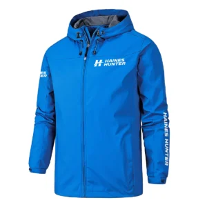 Haines Hunter Fishing AU Exclusive Logo Windbreaker Rain Jacket HOFS160525A01HHT - Blue