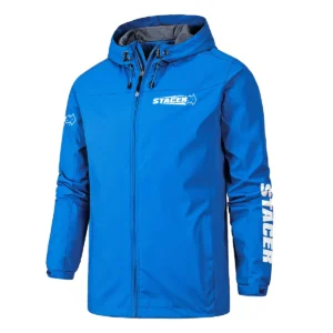 Stacer Fishing AU Exclusive Logo Windbreaker Rain Jacket HOFS160525A01STC - Blue