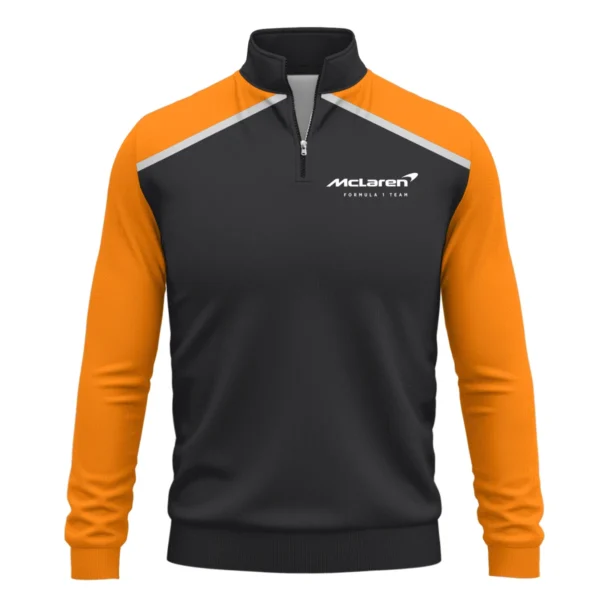 Tyre Water McLaren F1 Quarter-Zip Sweatshirt All Over Prints BLF115525A1QTZ - Image 2