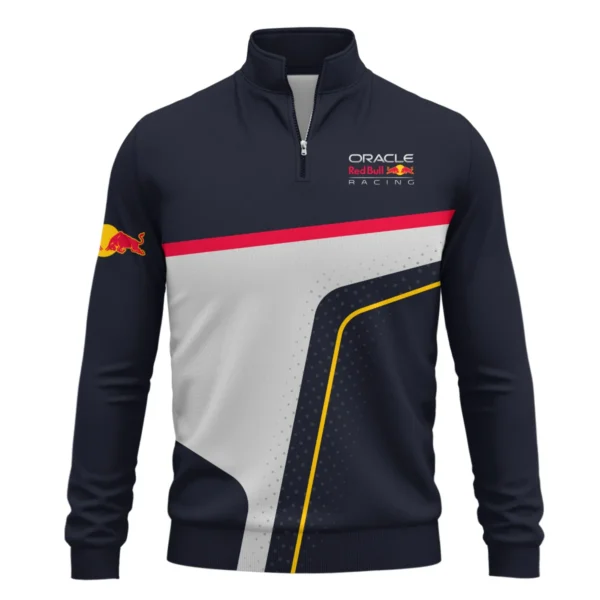 Red Bull Racing F1 Quarter-Zip Sweatshirt All Over Prints BLRBR10525A3QTZ - Image 2