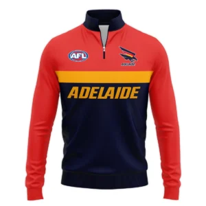 Adelaide Crows Australian Football League Exclusive Logo Quarter Zip Sweatshirt HOAFL140525A01ADELQTZ