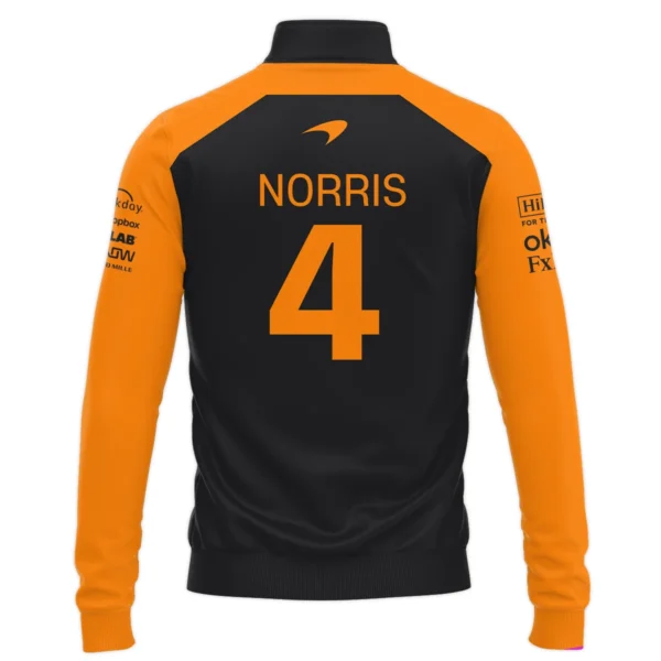 Lando Norris McLaren Formula One Exclusive Logo Quarter-Zip Sweatshirt BLF1290325A2MCLQZS - Image 3