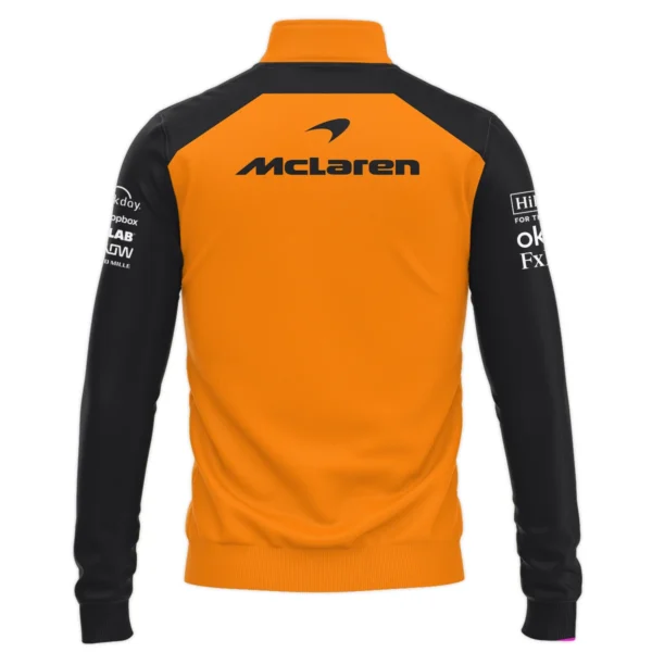 McLaren Formula One Exclusive Logo Quarter-Zip Sweatshirt BLF1290325A5MCLQZS - Image 3