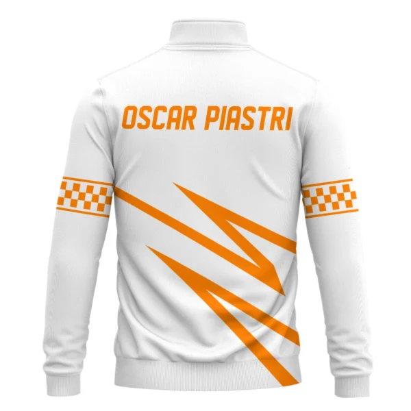 Oscar Piastri McLaren F1 Quarter-Zip Sweatshirt All Over Prints BLOP10425A4QTZ - Image 3