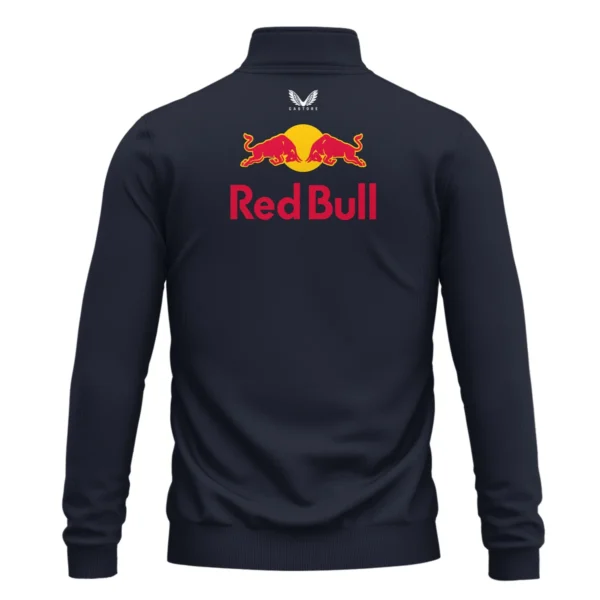Red Bull Racing F1 Quarter-Zip Sweatshirt All Over Prints BLRBR10525A1QTZ - Image 3