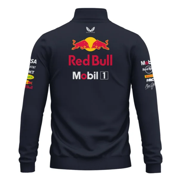 Red Bull Racing F1 Quarter-Zip Sweatshirt All Over Prints BLRBR10525A2QTZ - Image 3