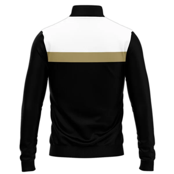 Collingwood Australian Football League Exclusive Logo Quarter Zip Sweatshirt HOAFL140525A01COLLQTZ - Image 2