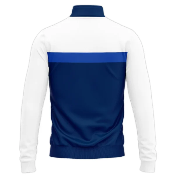 Geelong Cats Australian Football League Exclusive Logo Quarter Zip Sweatshirt HOAFL140525A01GEELQTZ - Image 2