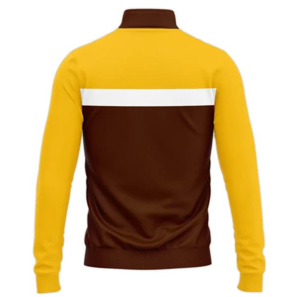 Hawthorn Hawks Australian Football League Exclusive Logo Quarter Zip Sweatshirt HOAFL140525A01HAWQTZ - Image 2
