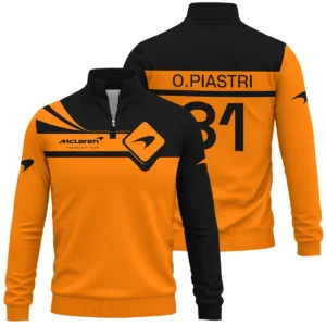 Oscar Piastri McLaren F1 Quarter-Zip Sweatshirt All Over Prints BLMCL5525A4QTZ
