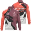 2025 Miami Floral Mercedes-AMG Petronas F1 Quarter-Zip Sweatshirt All Over Prints BLMER6525A3QTZ