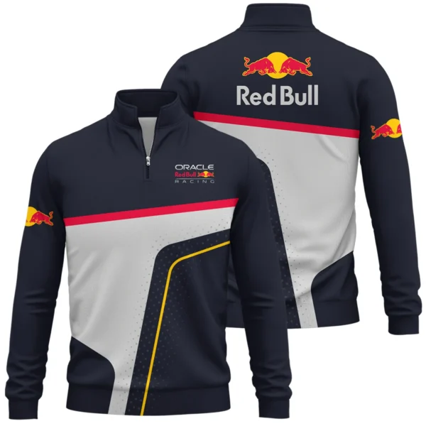 Red Bull Racing F1 Quarter-Zip Sweatshirt All Over Prints BLRBR10525A3QTZ