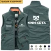 Minn Kota Fishing AU Exclusive Logo Outdoor Sleeveless Vest HOFS140525A01MNK - BeanGreen
