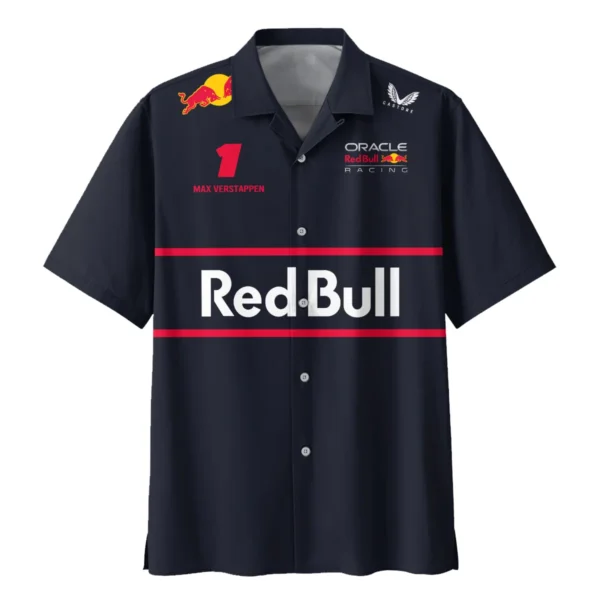 Red Bull Racing F1 Hawaiian Shirt All Over Prints BLRBR10525A1HW - Image 2