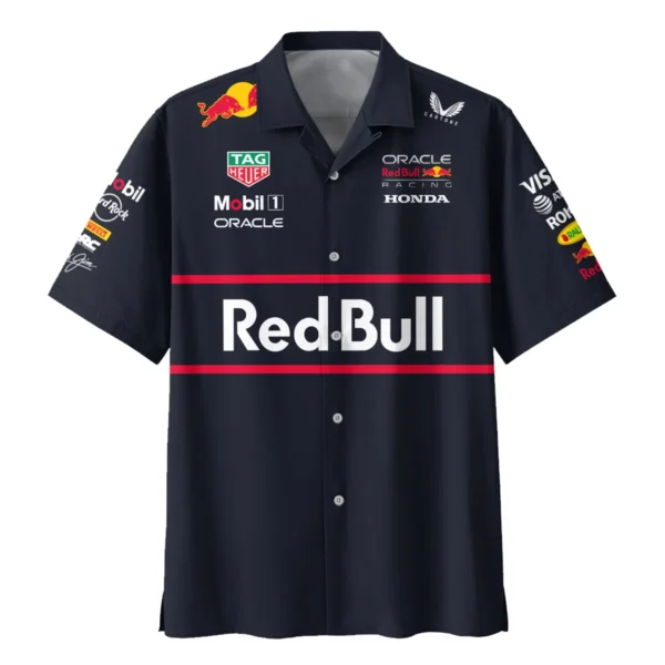Red Bull Racing F1 Hawaiian Shirt All Over Prints BLRBR10525A2HW - Image 2