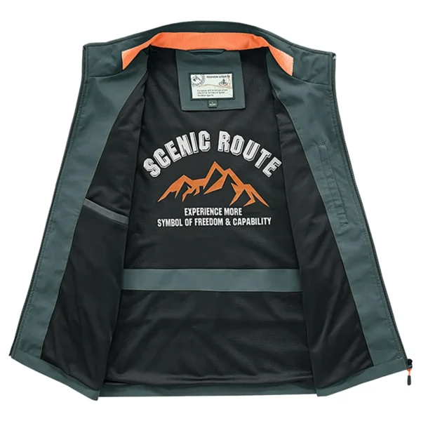 Garmin Fishing AU Exclusive Logo Outdoor Sleeveless Vest HOFS140525A01GA - BeanGreen - Image 2