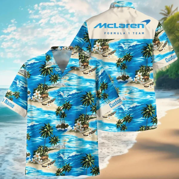 Beachside Speed McLaren F1 Paradise Hawaiian Shirt BL300475A2HW