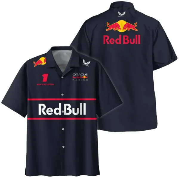 Red Bull Racing F1 Hawaiian Shirt All Over Prints BLRBR10525A1HW
