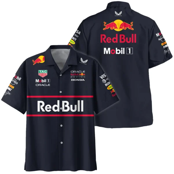 Red Bull Racing F1 Hawaiian Shirt All Over Prints BLRBR10525A2HW