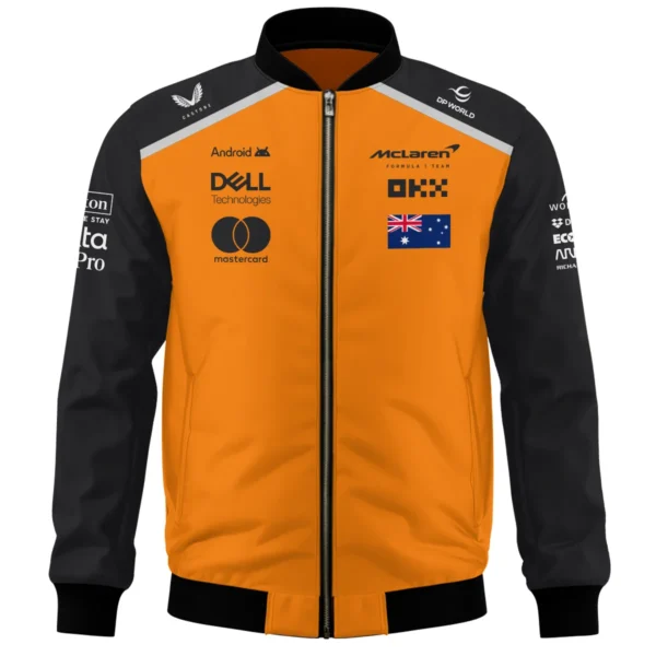 Oscar Piastri McLaren Formula One Exclusive Logo Bomber BLF1290325A3MCLBB - Image 2