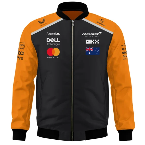 Oscar Piastri McLaren Formula One Exclusive Logo Bomber BLF1290325A4MCLBB - Image 2