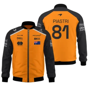 Oscar Piastri McLaren Formula One Exclusive Logo Bomber BLF1290325A3MCLBB