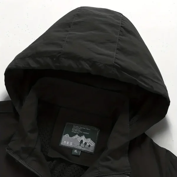 Garmin Exclusive Logo Waterproof Outdoor Jacket QTFS270425AU1GA - Black - Image 4