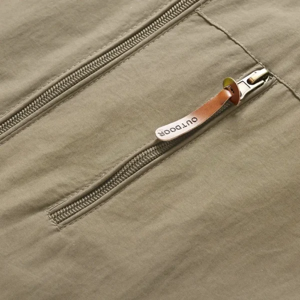 Formosa Marine Exclusive Logo Waterproof Outdoor Jacket QTFS270425AU1FOM - Khaki - Image 9