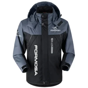 Formosa Marine Exclusive Logo Plush Charging Suit Fishing QTFS170525A1FOM - Black