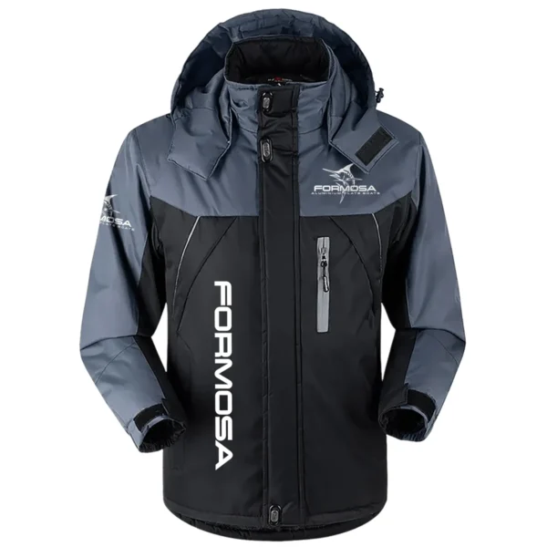 Formosa Marine Exclusive Logo Plush Charging Suit Fishing QTFS170525A1FOM - Black
