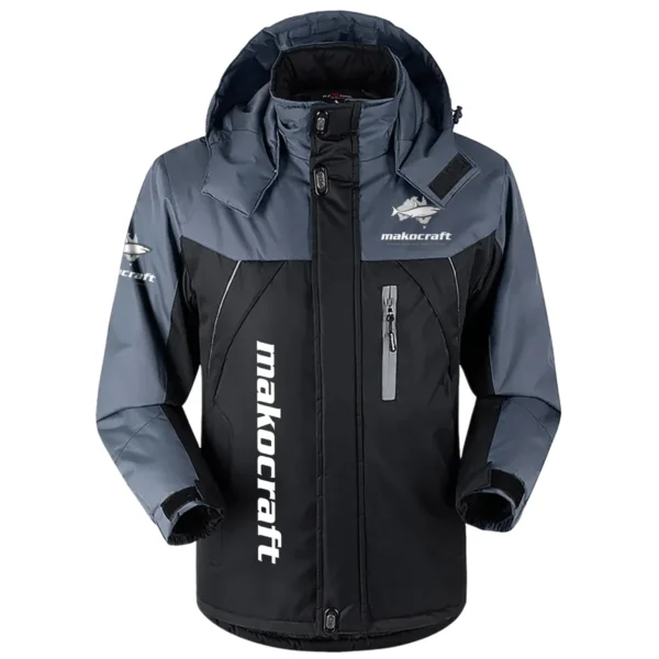 Makocraft Boats Exclusive Logo Plush Charging Suit Fishing QTFS170525A1MAB - Black