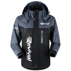 Revival Boats Exclusive Logo Plush Charging Suit Fishing QTFS170525A1RVB - Black