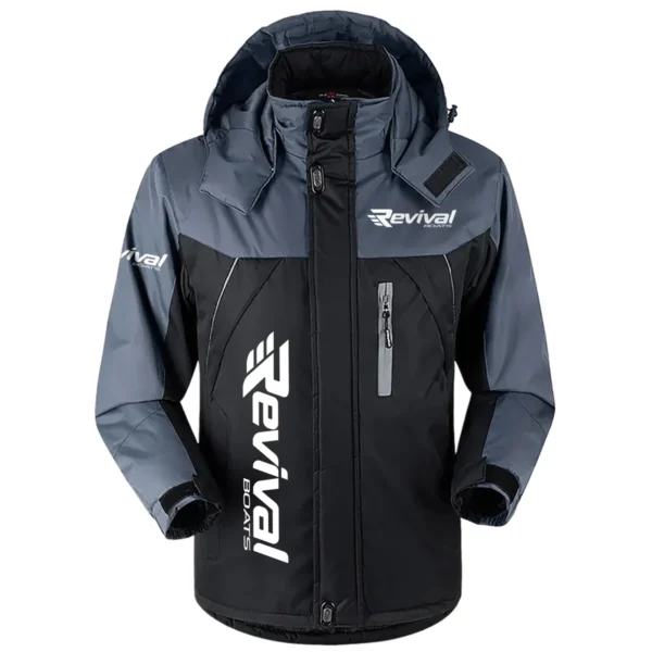 Revival Boats Exclusive Logo Plush Charging Suit Fishing QTFS170525A1RVB - Black