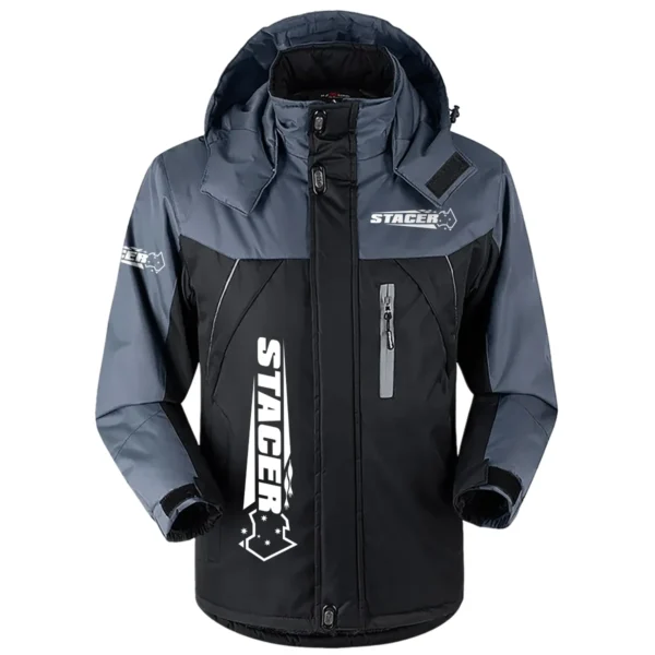 Stacer Exclusive Logo Plush Charging Suit Fishing QTFS170525A1STC - Black