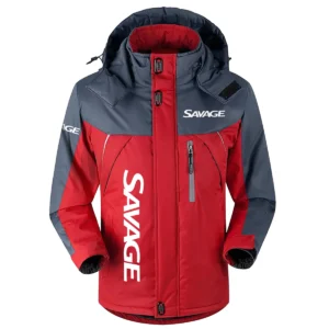 Savage Boats Exclusive Logo Plush Charging Suit Fishing QTFS170525A1SAB - Red