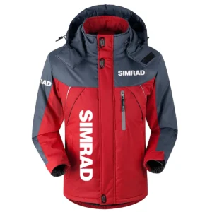 Simrad Exclusive Logo Plush Charging Suit Fishing QTFS170525A1SIM - Red