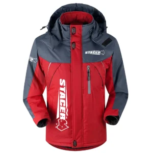 Stacer Exclusive Logo Plush Charging Suit Fishing QTFS170525A1STC - Red