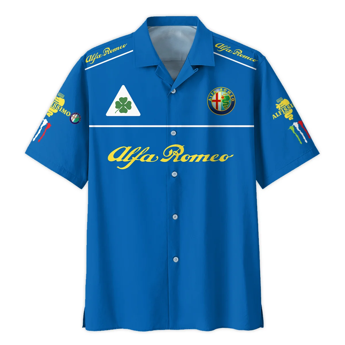 Alfa Romeo Racing F1 Hawaiian Shirt All Over Prints BL17325AHW - Blue