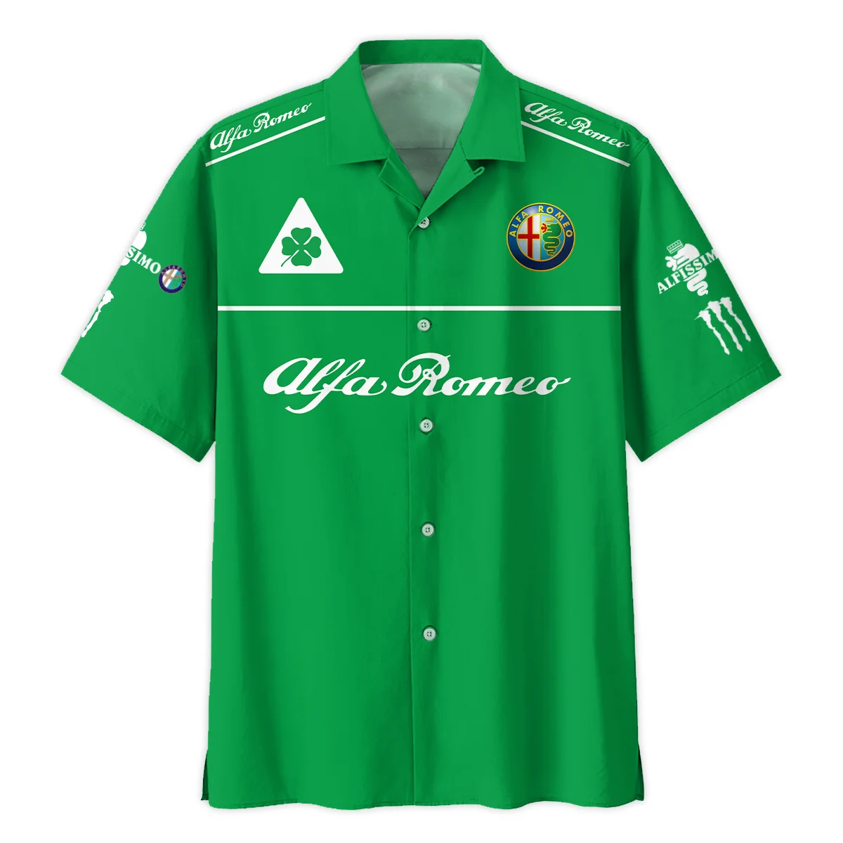 Alfa Romeo Racing F1 Hawaiian Shirt All Over Prints BL17325AHW - Green