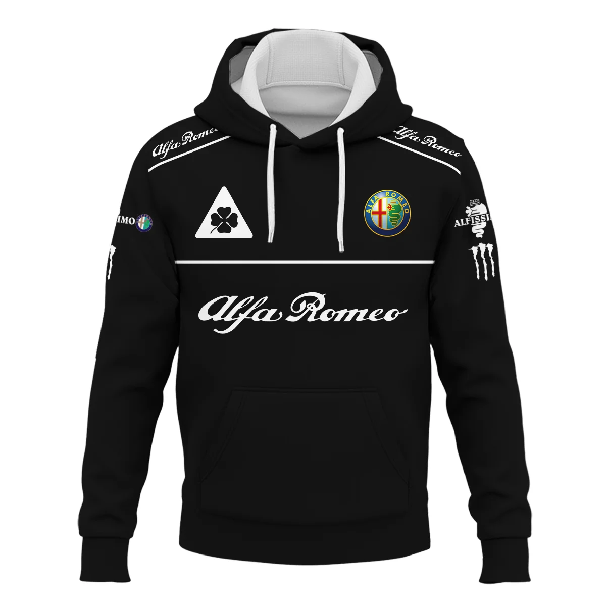 Alfa Romeo Racing F1 Hoodie All Over Prints BL17325AHD - Black
