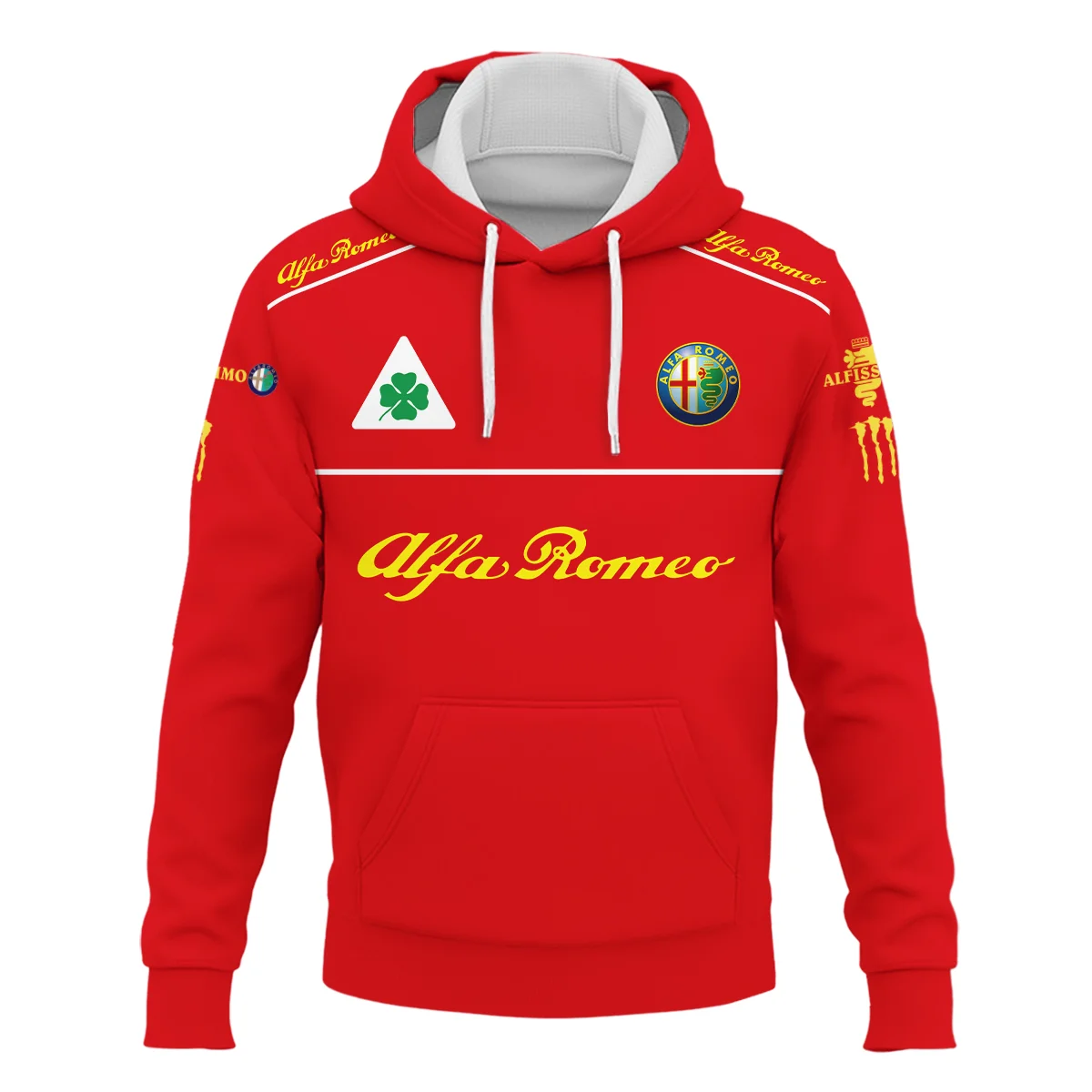 Alfa Romeo Racing F1 Hoodie All Over Prints BL17325AHD - Red